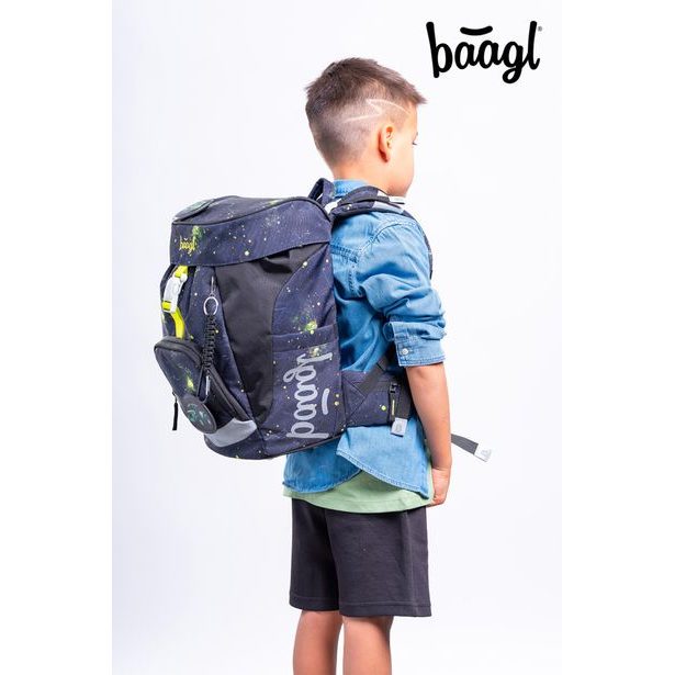 BAAGL SET 5 Airy Traktor: batoh, penál, sáček, zástěra, peněženka GRS