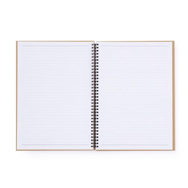 Twin wire blok A4 lamino KRAFT nature