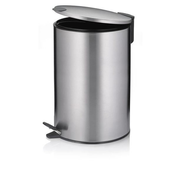 KELA Koš odpadkový Mats stříbrná matná 12l KL-10643