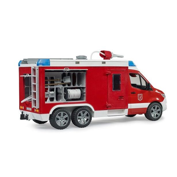 BRUDER Záchranná auta - hasičské MB Sprinter se světly a zvuky
