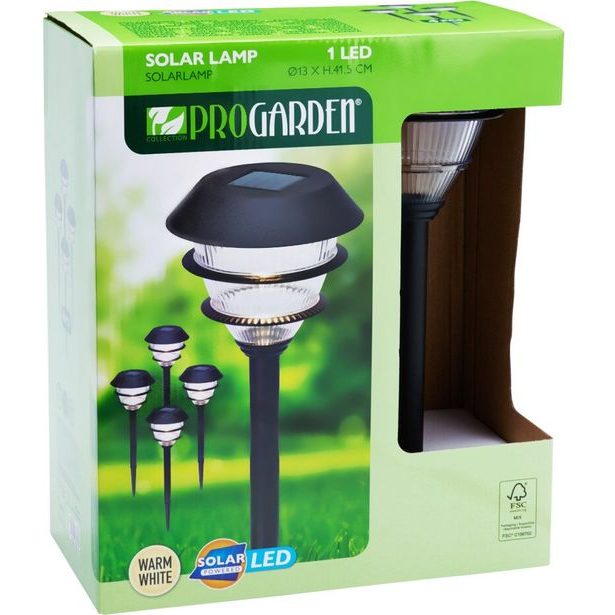 PROGARDEN Solární světlo na zahradu sada 4 ks 41 cm KO-DT4100200