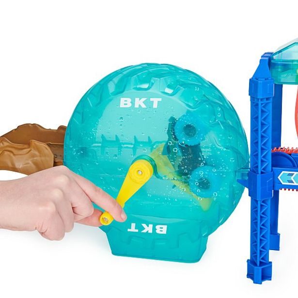 SpinMaster MONSTER JAM - Hrací set MEGALODON MONSTER WASH, 1:64