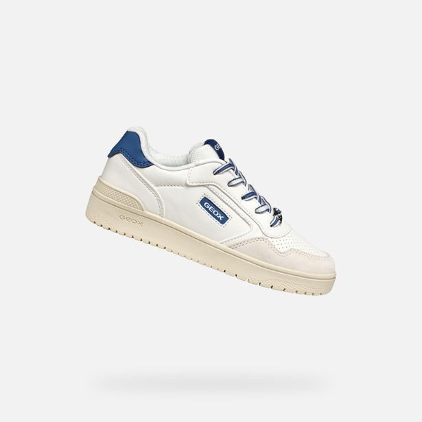 Bílé chlapecké tenisky Geox Washiba
