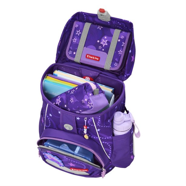 Školní aktovka Step by Step FIT, Pegasus Emily - 5 dílný set, AGR certifikát