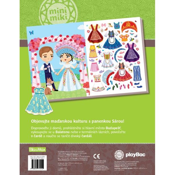 Šaty pro SÁRU ─ Kniha samolepek Baagl