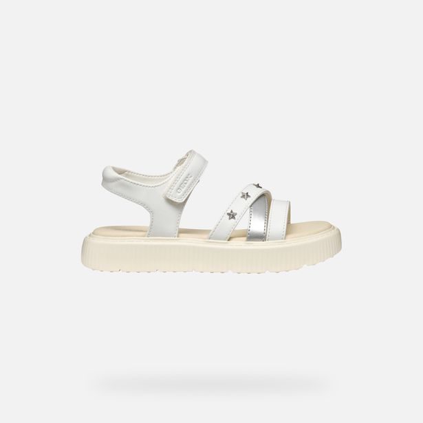 Bílé dívčí sandály Geox Sandal Kodette Gir