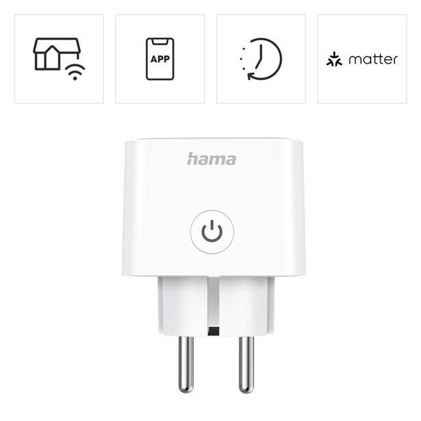 Hama SMART WiFi zásuvka, Matter
