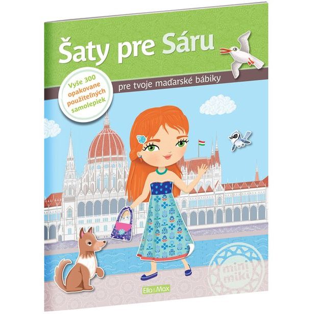 Šaty pre SÁRU ─ Kniha samolepiek Baagl