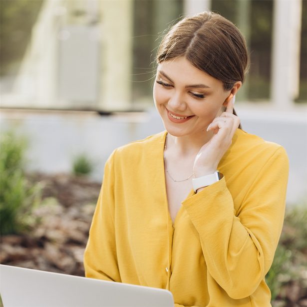 Hama Bluetooth sluchátka Freedom Buddy II, špunty, oranžová