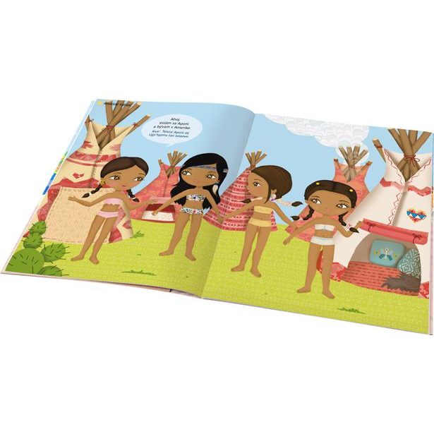 Šaty z celého sveta – Kniha samolepiek