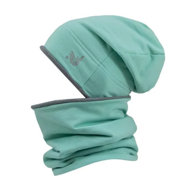 ESITO Zimní čepice spadená Mint - mintová