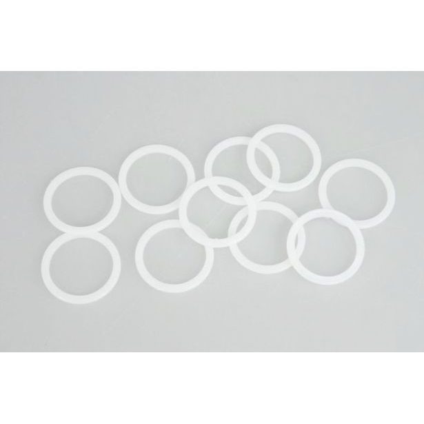 kroužek d34 /10ks/-záclonový, bílý plast