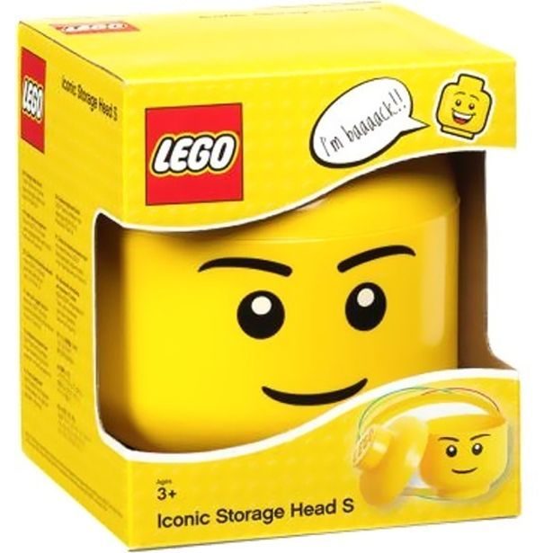 LEGO úložná hlava (velikost S) - chlapec