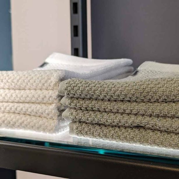 KELA Ručník pro hosty Lavinia 100% bavlna světle šedá 30,0x50,0cm KL-23937