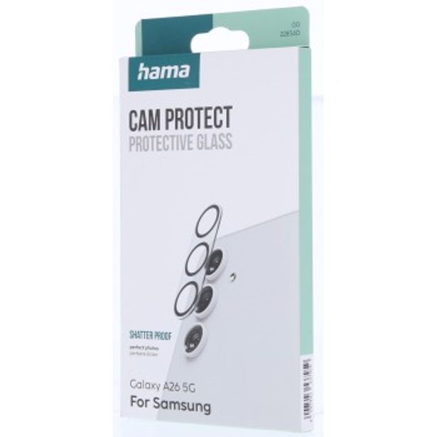 Hama Cam Protect, ochranné sklo fotoaparátu pro Samsung Galaxy A26 5G, průhledné