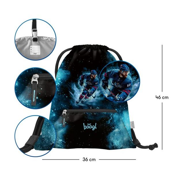 BAAGL Sáček s kapsou Hokej