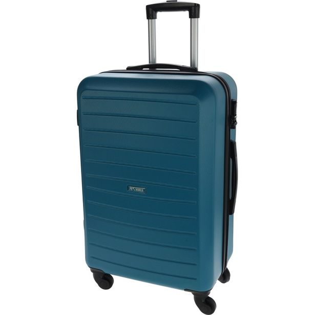 PROWORLD Sada plastových cestovních kufrů 3 ks 50 / 60 / 70 cm petrolejová KO-FB5000460