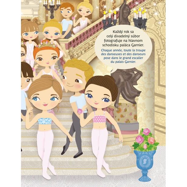 Šaty pre baletku EMMU – Kniha samolepiek