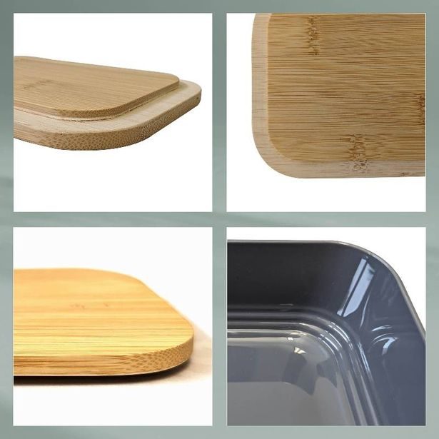 KELA Dóza na máslo Namur antracit 15,5x11,5x6cm KL-12083