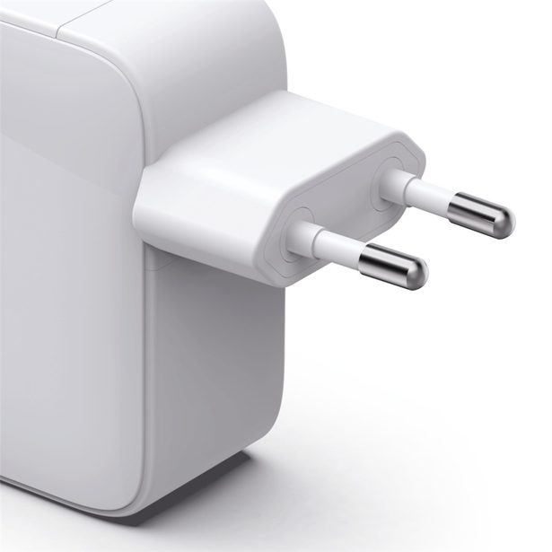 Hama rychlá USB nabíječka GaN 2x USB-C, PD 30 W, navíjecí kabel