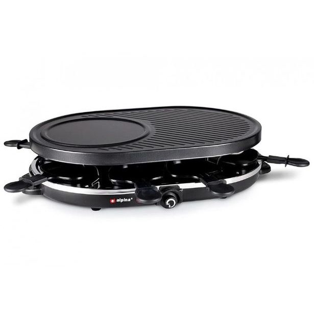 ALPINA Elektrický gril + raclette multifunkční 1200W ED-218240