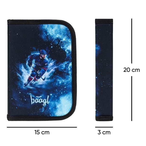 BAAGL SET 3 Zippy Hokej: aktovka, penál, sáček
