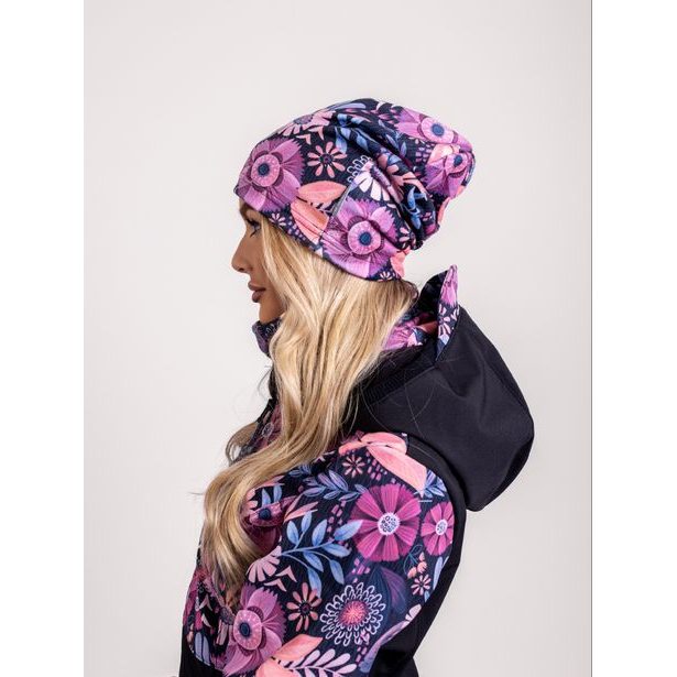 Unuo, Dámská čepice fleecová Homeless, Kouzelné květiny