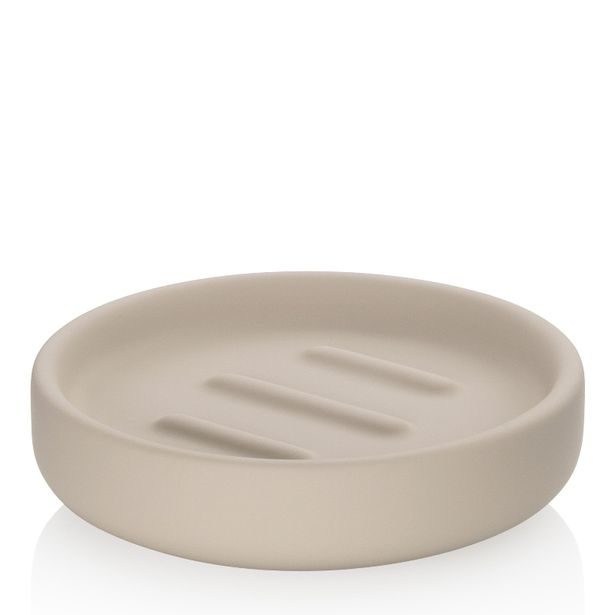 KELA Miska na mýdlo Sana bílá béžová KL-23949
