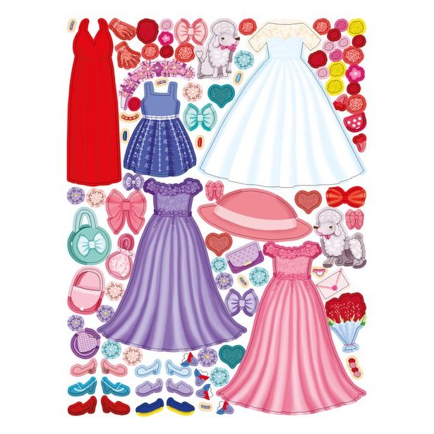 Šaty pre TEREZKU ─ Kniha samolepiek