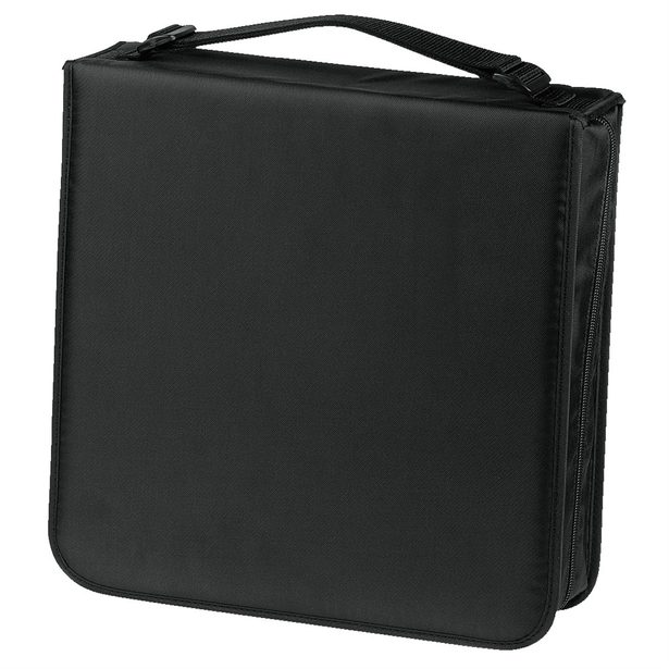 Hama Wallet 208, pouzdro pro 208 CD/DVD/Blu-ray disků, polyester, černé