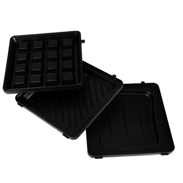 BERLINGERHAUS Sendvičovač 3 v 1 s odnímatelnými deskami Black Rose Collection BH-9832
