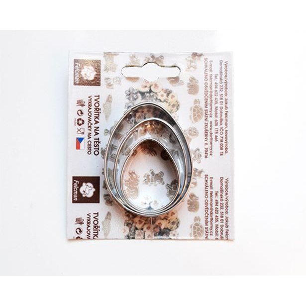 vykr.NR 0564 Vajíčka, 4,5cm, sada-3ks /b.SKIN