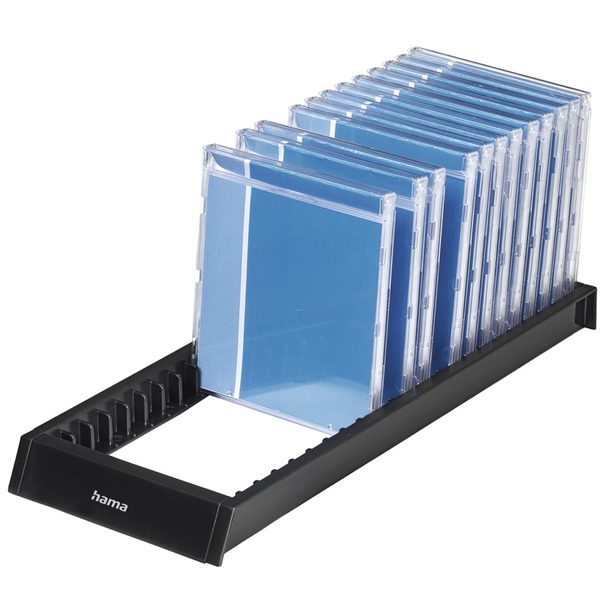 Hama CD Flipper 22, stojan pro 22 CD, plastový, černý