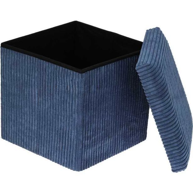 HOMESTYLING Taburet s úložným prostorem 38 x 38 x 38 cm růžová KO-170490550ruzo
