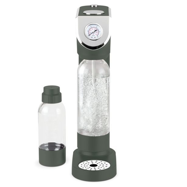 BERLINGERHAUS Výrobník sody SODABAR + 2 lahve Matte Green Collection BH-9785