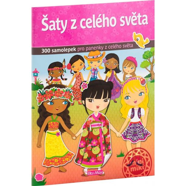 Šaty z celého světa - kniha samolepek Baagl