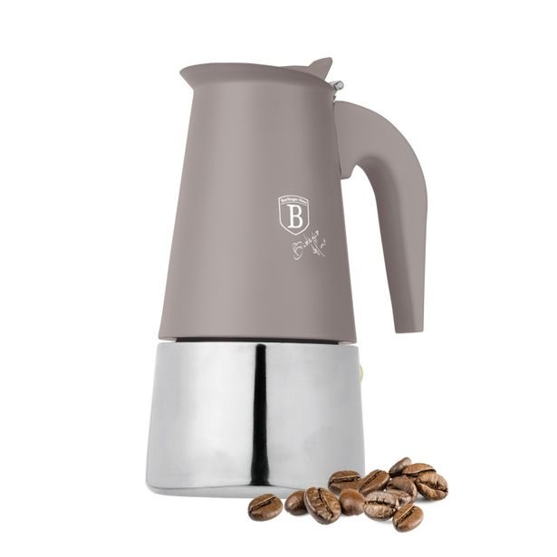 BERLINGERHAUS Kávovar 6 šálků indukční Taupe Collection BH-8910