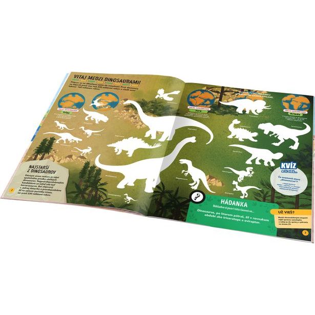 MISIA DINOSAURY – Pátraj a lúšti so samolepkami