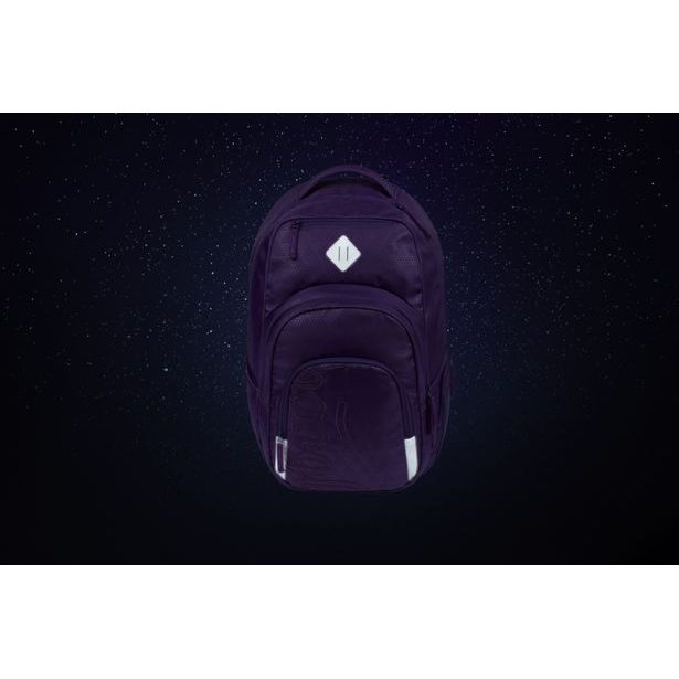 BAAGL SET 3 Coolmate Plum: batoh, penál, sáček