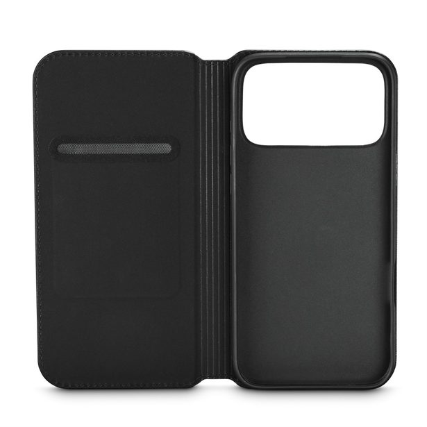 Black Rock Slim Folio, pouzdro-knížka pro Apple iPhone 17 Pro Max, černé
