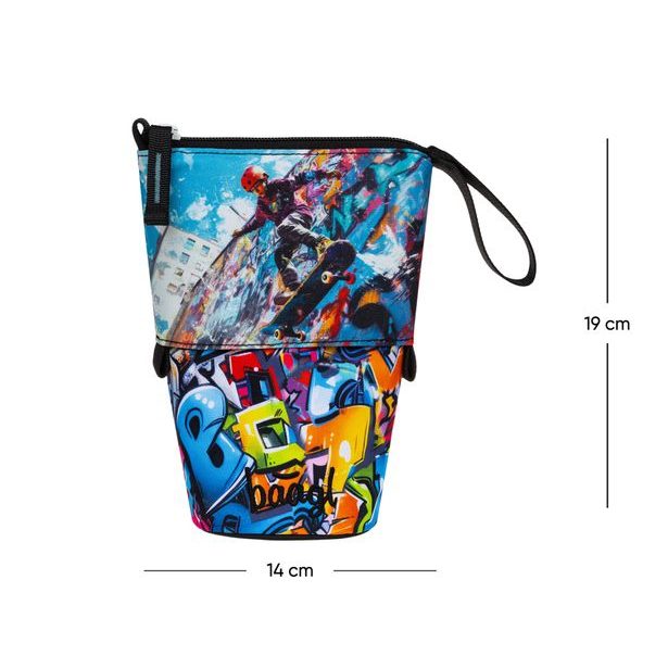 BAAGL Školní penál Pastelkovník Skatepark GRS