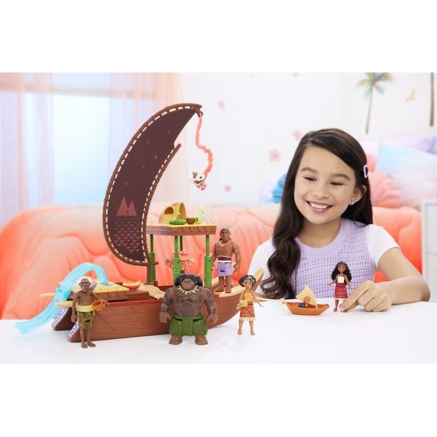 GARLAND SMALL DOLL VAIANA TRANSFORMING BOAT