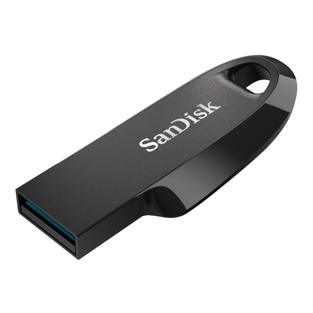 SanDisk Ultra Curve Flash Drive, 256 GB, USB 3.2