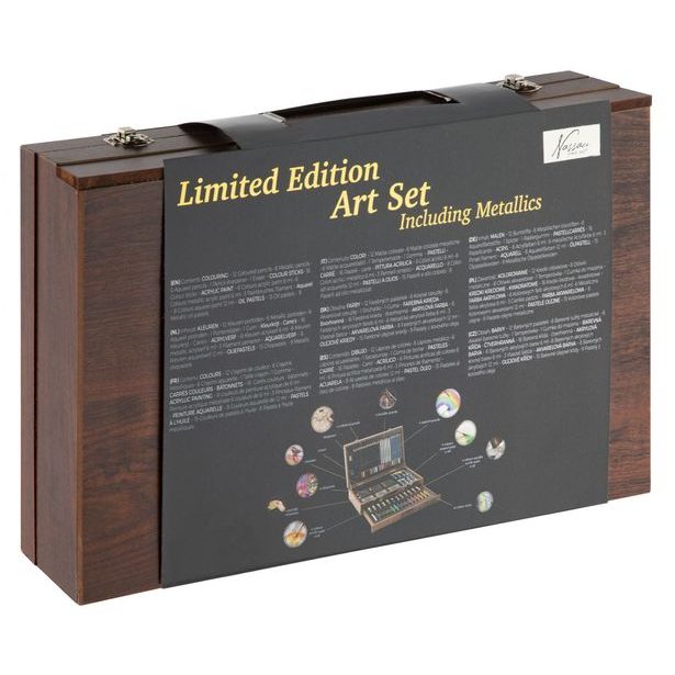 Velký dřevěný kreativní kufřík