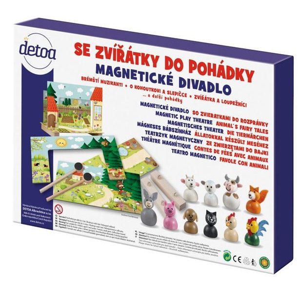 Magnetické divadlo se zvířátky do pohádky
