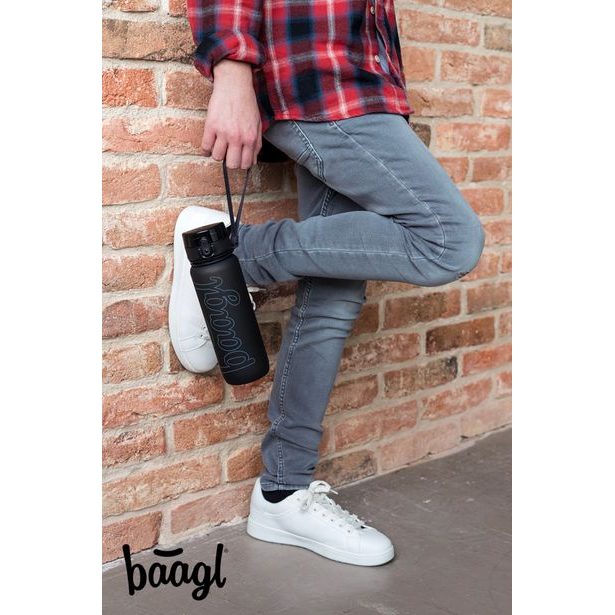 BAAGL Tritanová láhev na pití Black, 800 ml