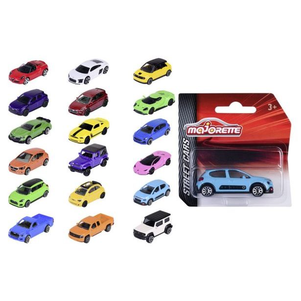 Autíčko kovové Street Cars, 18 druhů