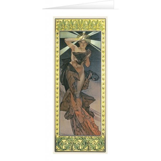 Blahopřání Alfons Mucha – Morning Star Baagl