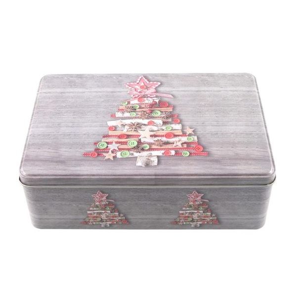 HIT DÓZA NA CUKROVÍ 20x13x6,8CM VÁNOČNÍ MOTIV