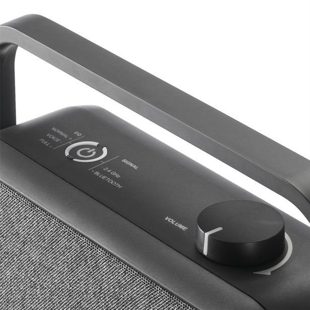 Hama bezdrátový přenosný TV reproduktor, nabíjecí základna s 2,4 GHz vysílačem, Bluetooth